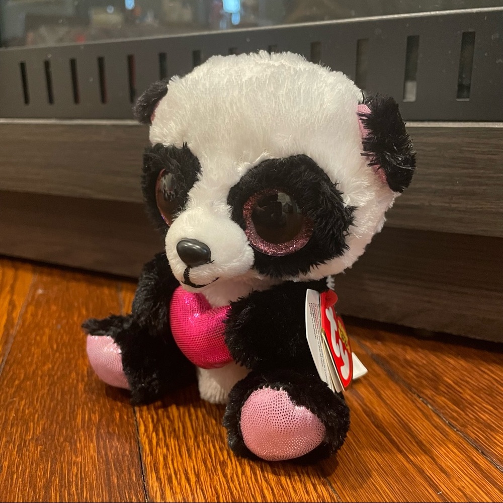 Ty Beanie Boos Panda Cutie Pie Easter Plush limited edition